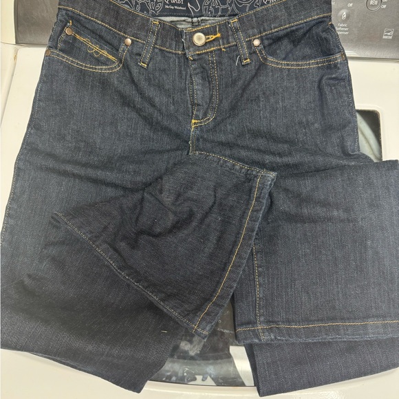 Wrangler Q-Baby. 3/4 x 32. Like new. Dark wash. - Picture 2 of 4